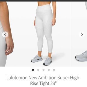 Lululemon New Ambition Super High Rise Tight 28"